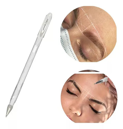 Caneta Gel Branca para Marcação de Sobrancelhas: Definição Perfeita em Cada Traço