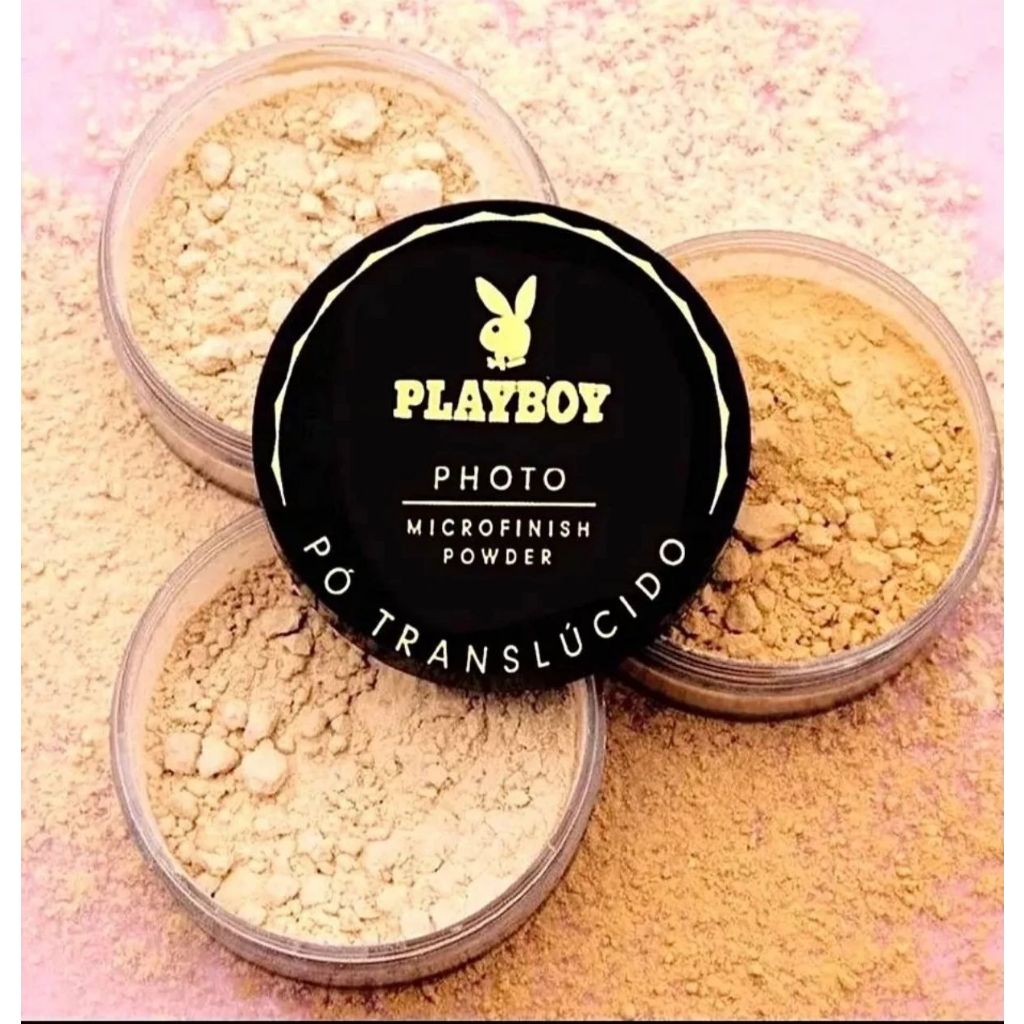 Pó Translúcido Solto Playboy Microfinish – Acabamento Profissional à Prova d’Água