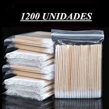 Alinhamento e Limpeza sem Erro – Palitos com Algodão (1200 un.) para Henna e Mais!