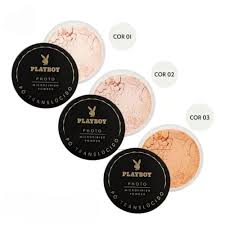 Pó Translúcido Solto Playboy Microfinish – Acabamento Profissional à Prova d’Água