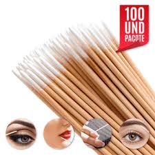 Alinhamento e Limpeza sem Erro – Palitos com Algodão (1200 un.) para Henna e Mais!