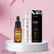 Fixação e Proteção Profissional: Kit Blindagem 15ml + Bruma Matte Lady Beauty
